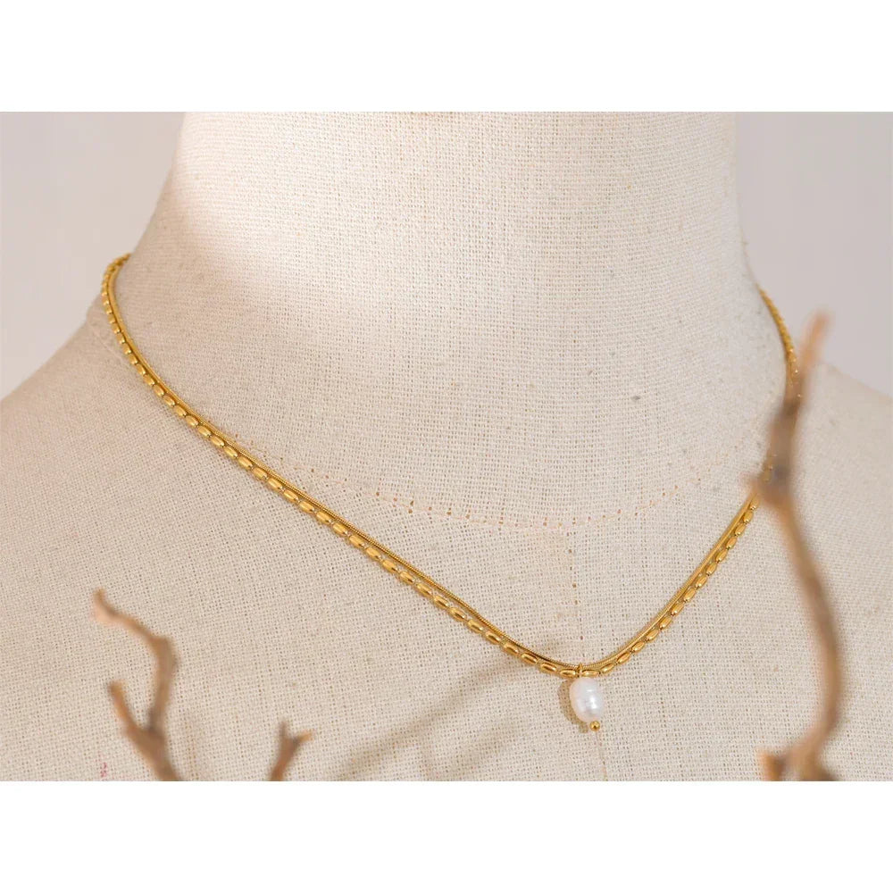 Aura Double Chain Pendant