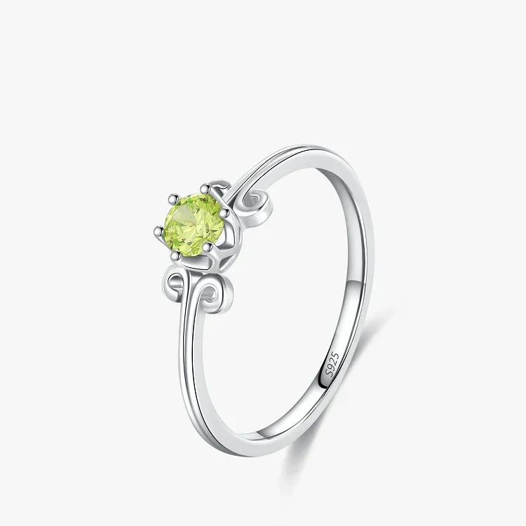 Mint Blossom Silver Ring - TM & Co. Jewels