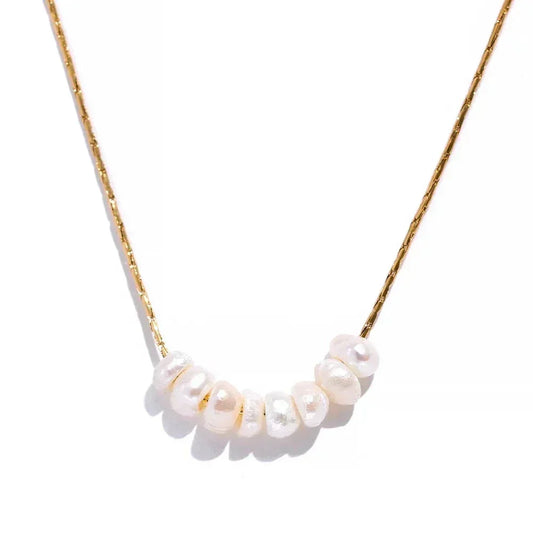 Chic Loom Natural Pearl Collar - TM & Co. Jewels