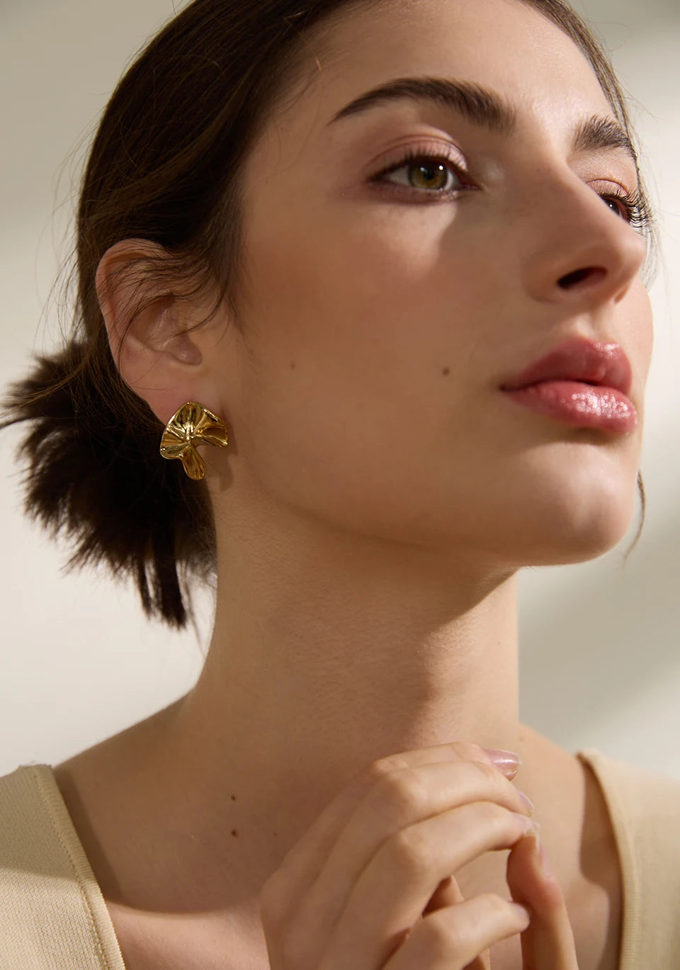 Clous d'oreilles texturés Bloom