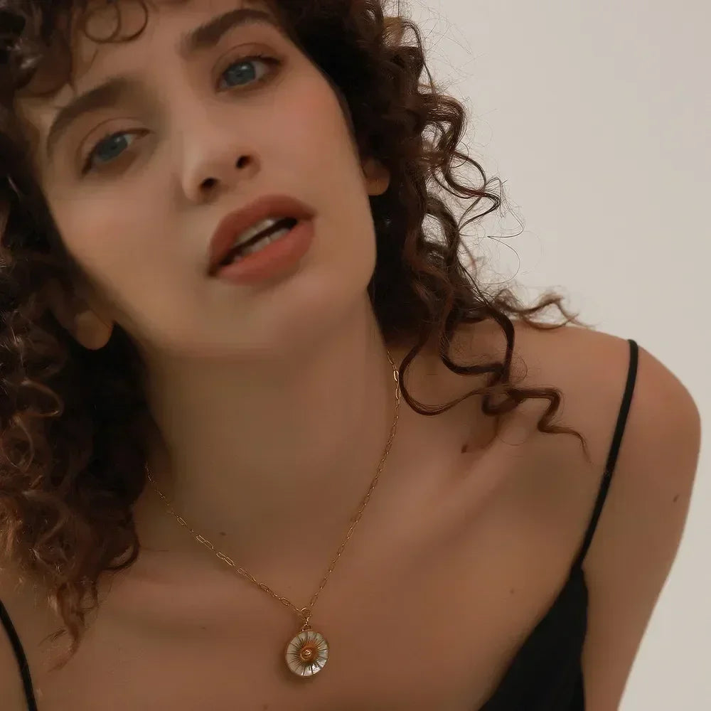 Luxe Rounds Shell Necklace - TM & Co. Jewels