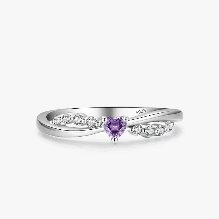 Purple Whisper Love Ring - TM & Co. Jewels