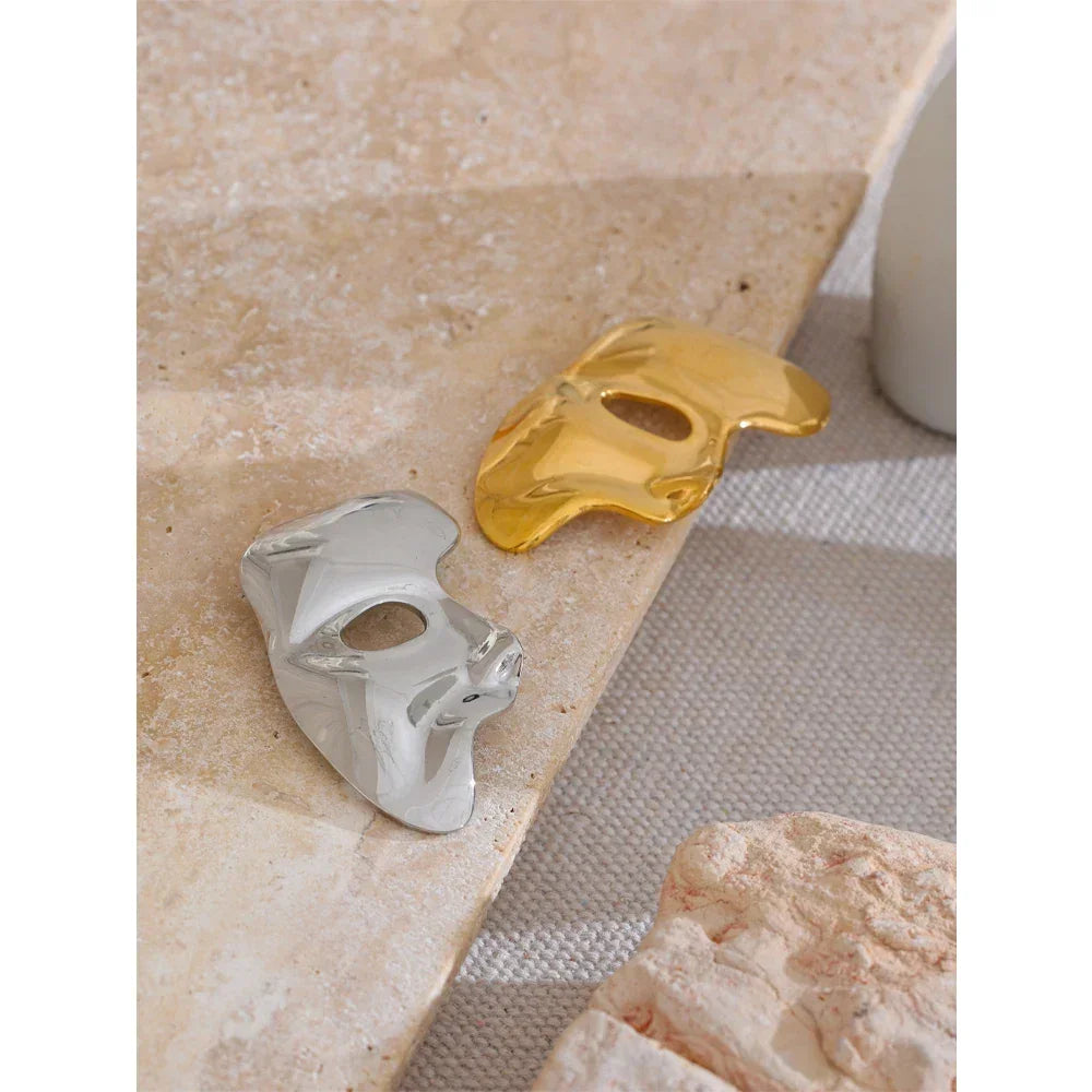 Abstract Visage Brooch