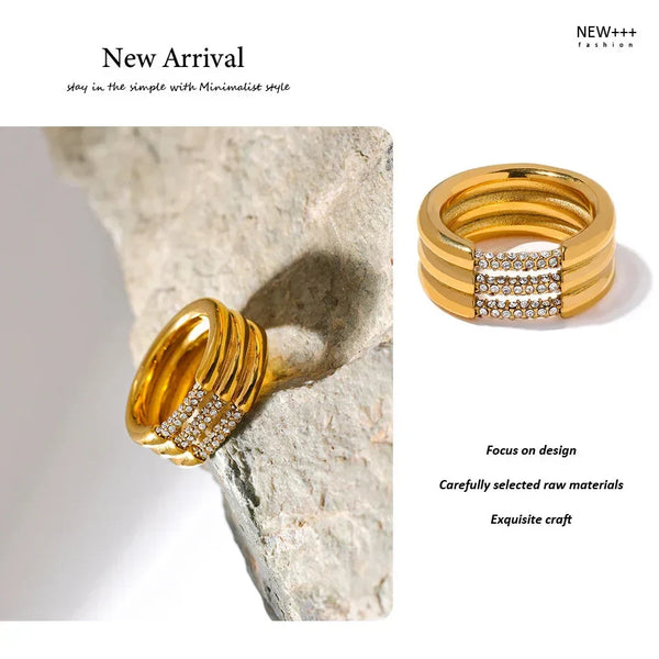 Radiant Layers Ring - TM & Co. Jewels
