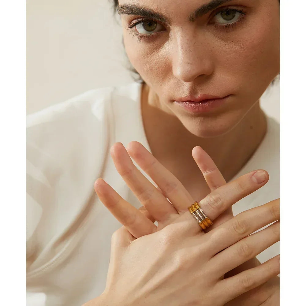 Radiant Layers Ring - TM & Co. Jewels