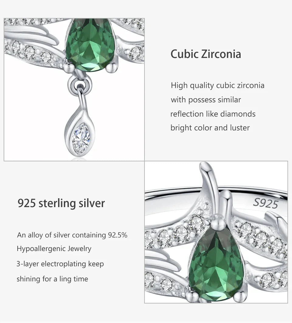 Verdant Tide Pendant Ring - TM & Co. Jewels