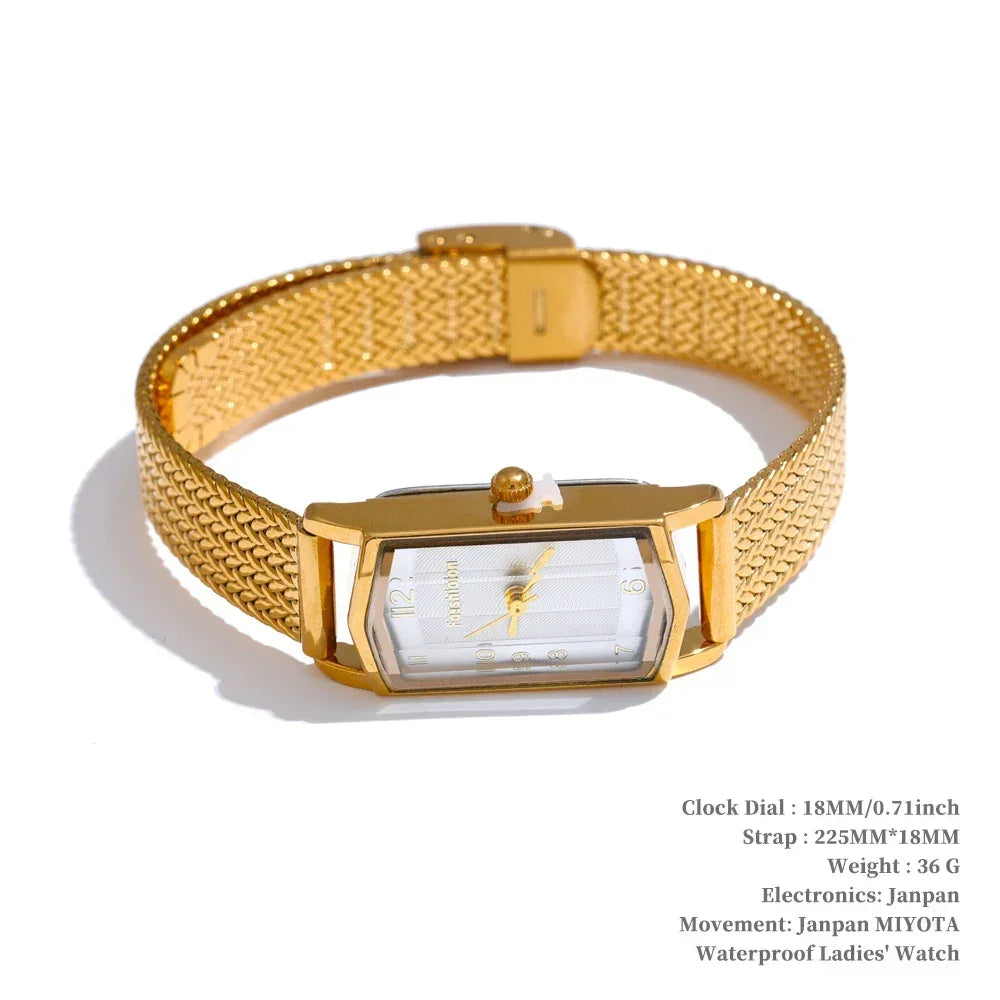Timeless Gold Steel Watch - TM & CO. JEWELS 