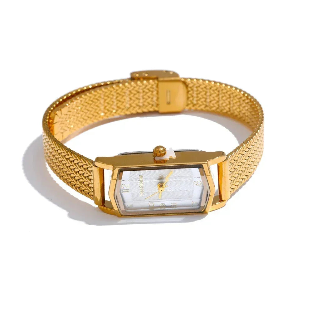 Timeless Gold Steel Watch - TM & CO. JEWELS 