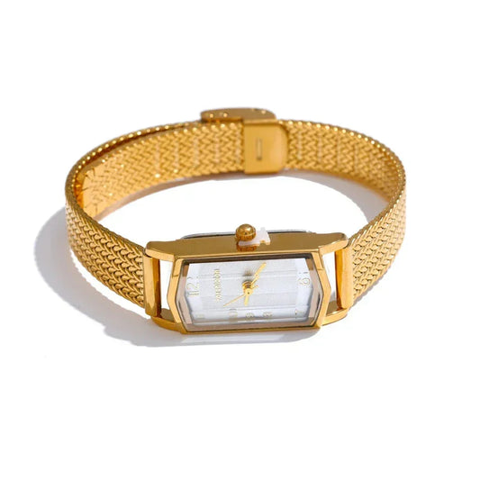 Timeless Gold Steel Watch - TM & CO. JEWELS 