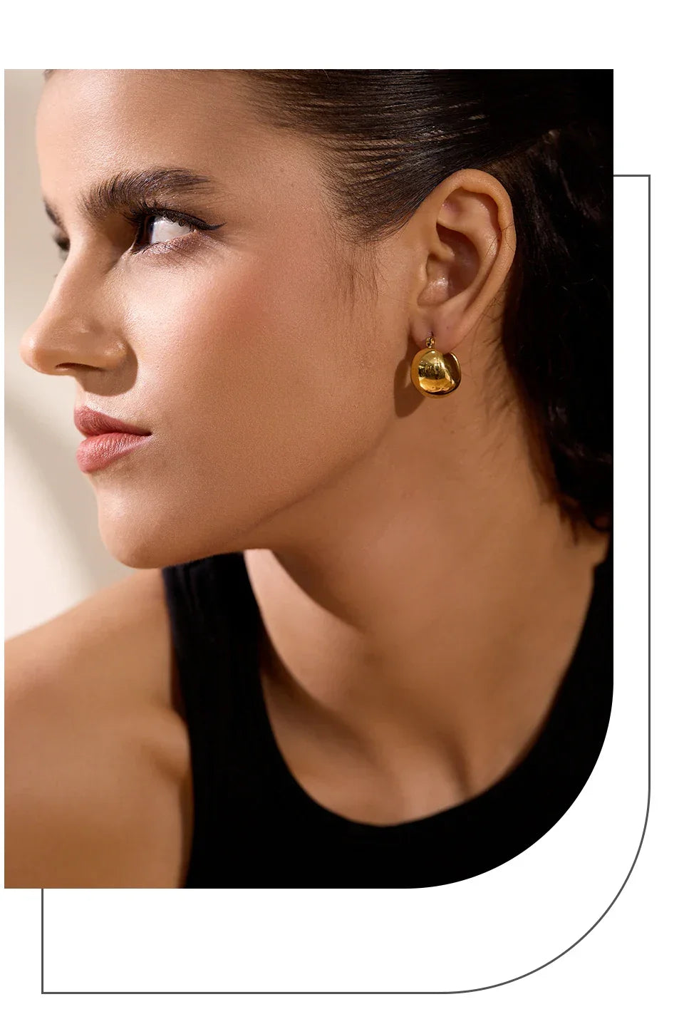 Urban Sparkle Minimalist Hoops - TM & Co. Jewels