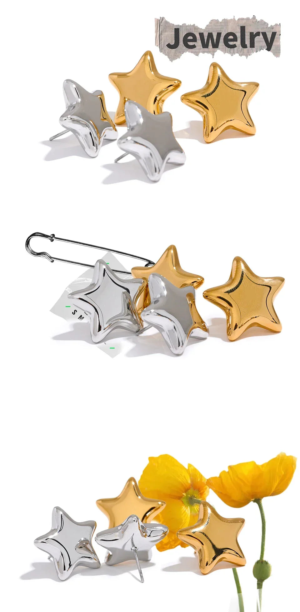 Midnight Star Studs - TM & Co. Jewels