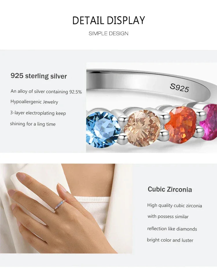 Crystal Aura Promise Band - TM & Co. Jewels