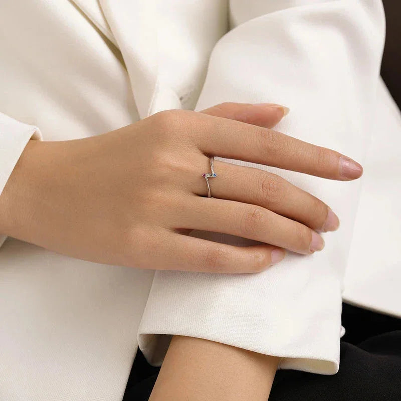 Rainbow Edge Wedding Band - TM & Co. Jewels