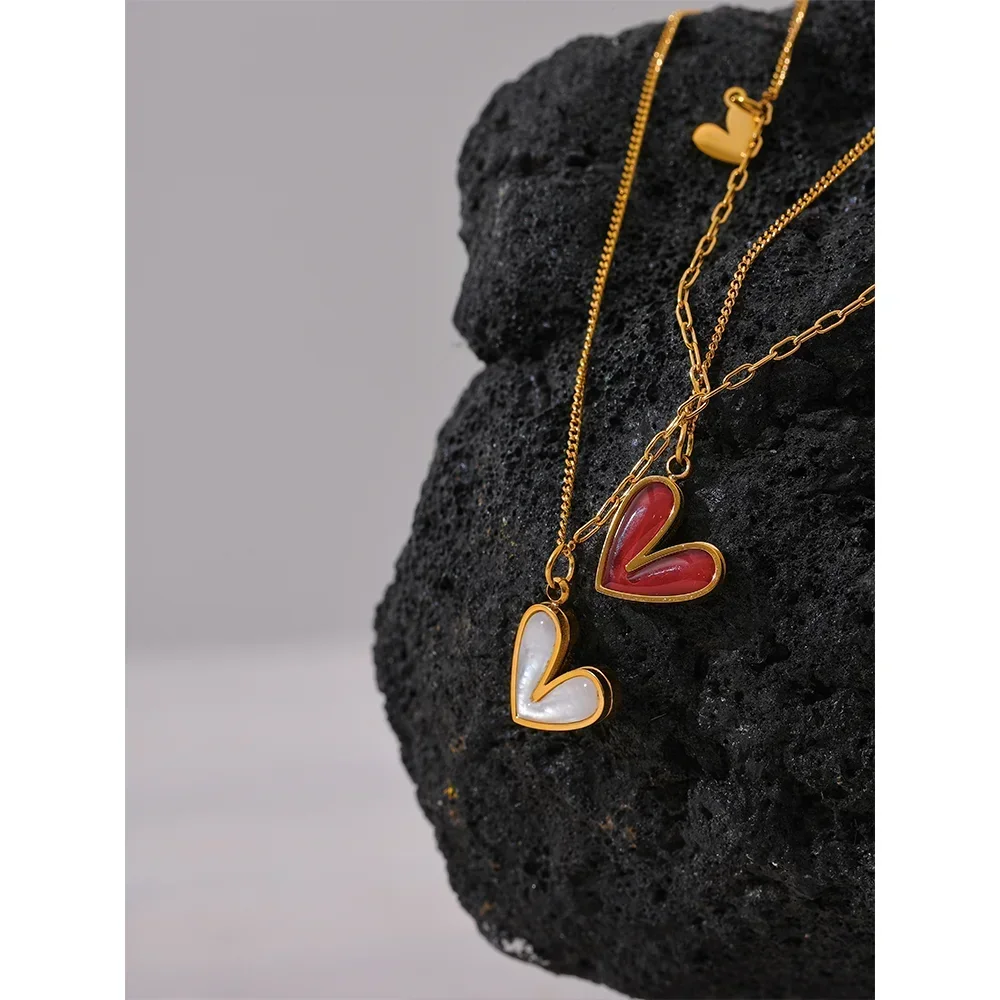 Crimson Glow Heart Pendant - TM & Co. Jewels