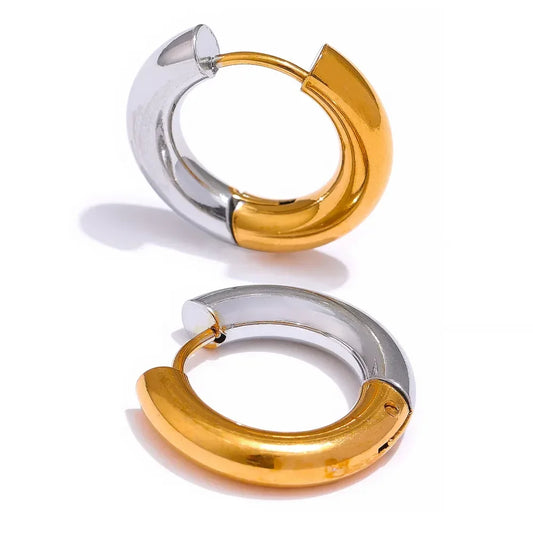 Golden Orbit Hoop Earrings - TM & Co. Jewels
