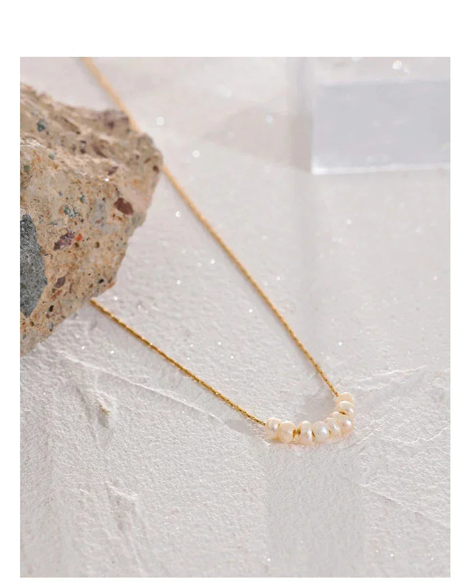 Chic Loom Natural Pearl Collar - TM & Co. Jewels