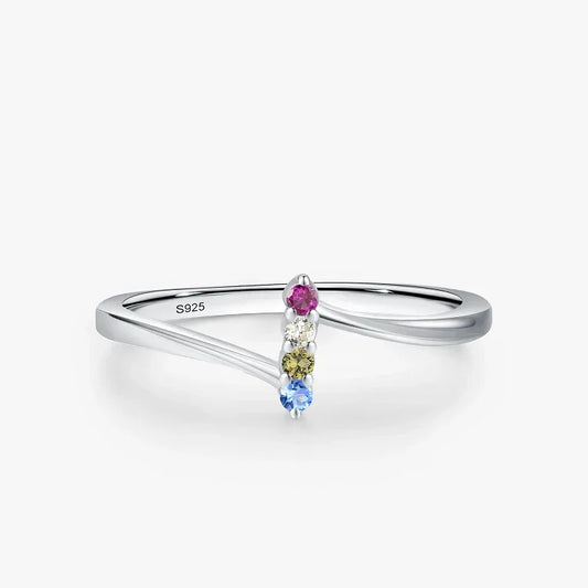 Rainbow Edge Wedding Band - TM & Co. Jewels