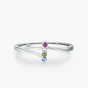 Rainbow Edge Wedding Band - TM & Co. Jewels