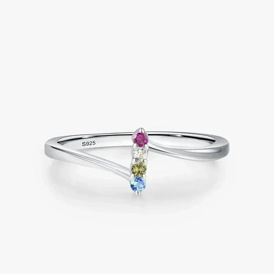 Rainbow Edge Wedding Band - TM & Co. Jewels
