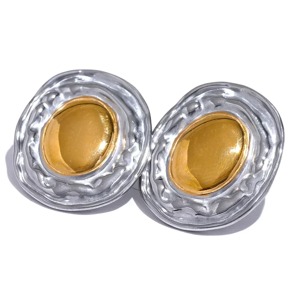 Luxe Circles Stylish Stud Earrings - TM & Co. Jewels