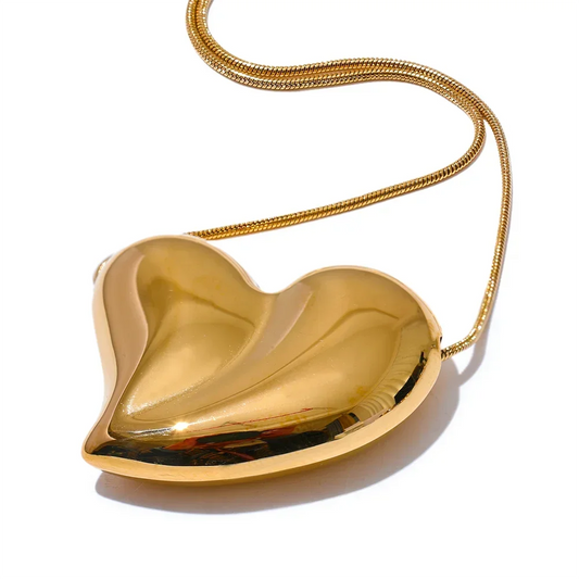 Hearty Glow Stainless Love Necklace - TM & Co. Jewels