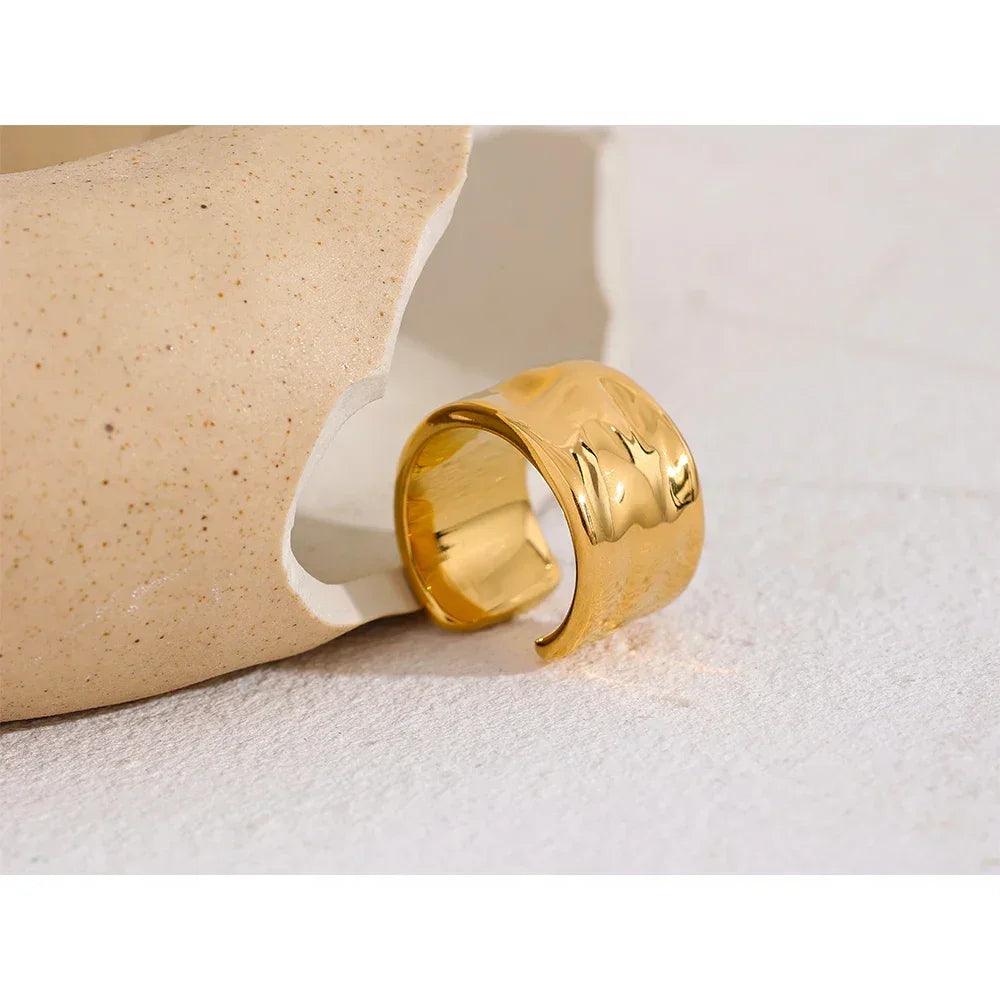 Golden Horizon Geometry Ring - TM & Co. Jewels