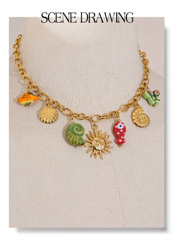 Euphoria Waves Pendant - TM & CO. JEWELS 