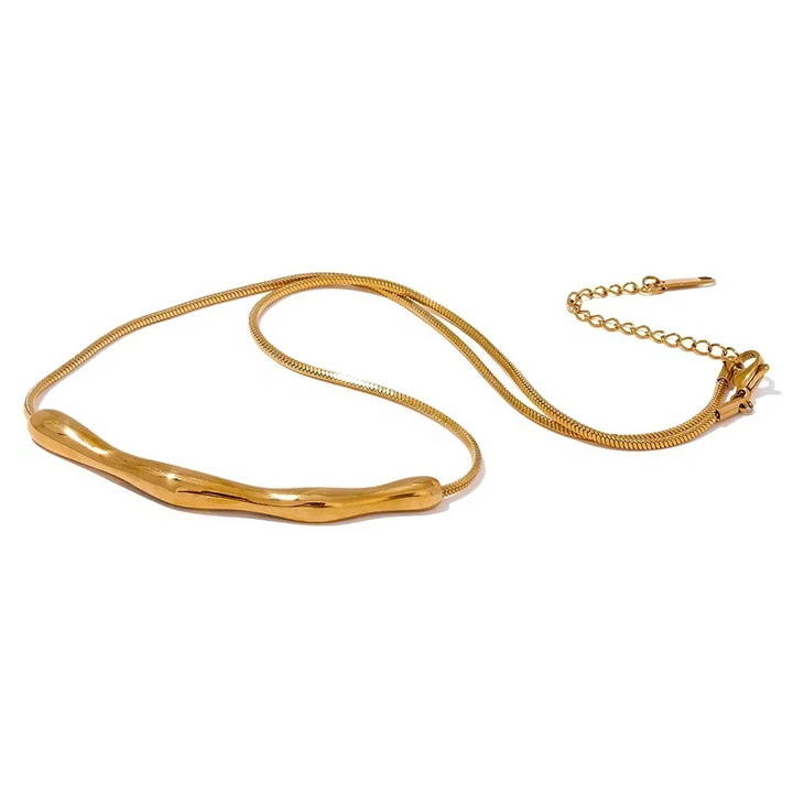 Golden Flow Necklace - TM & CO. JEWELS 