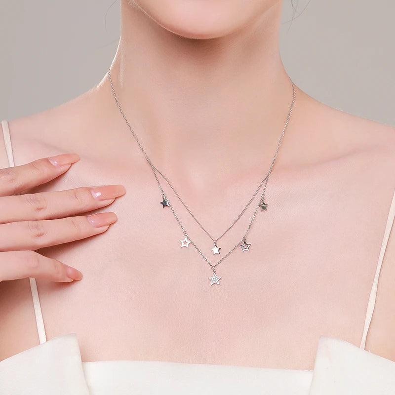 Celestial Layer Star Necklace - TM & Co. Jewels