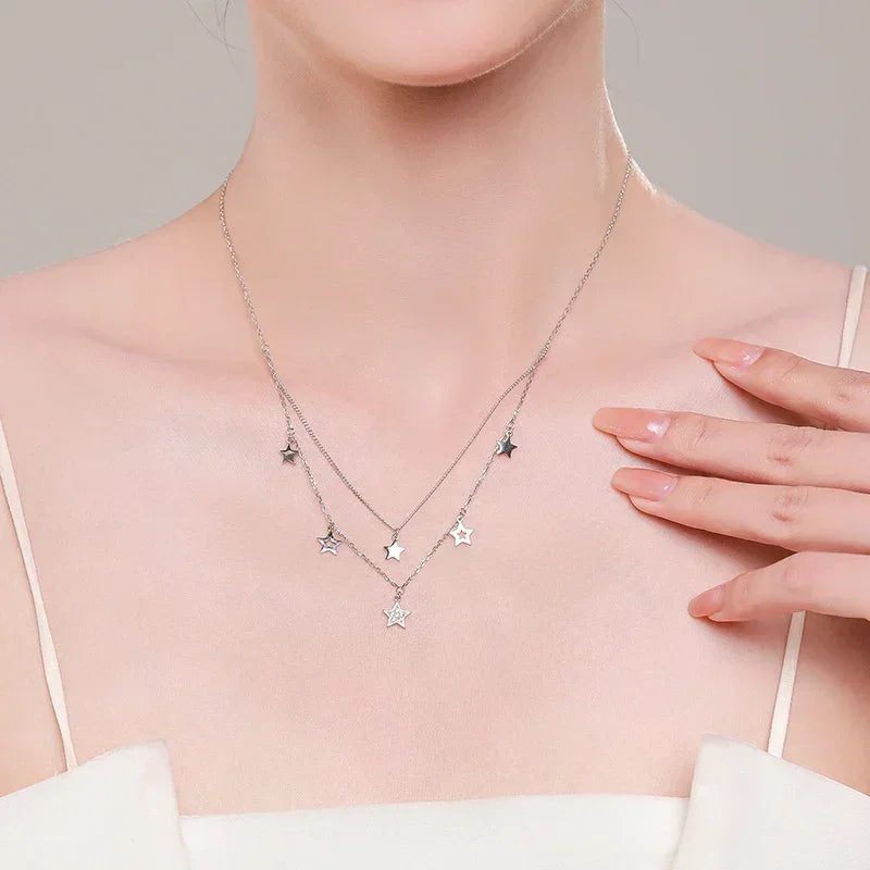 Celestial Layer Star Necklace - TM & Co. Jewels