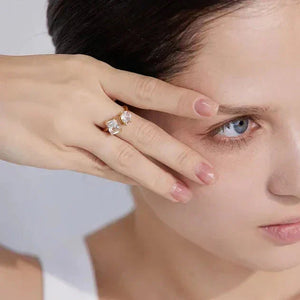 Aqua Aurora Charm Ring - TM & CO. JEWELS 