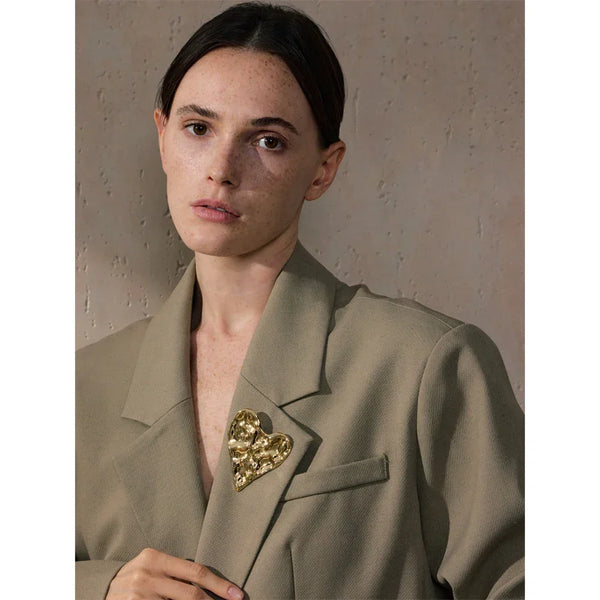 Textured Love Pin - TM & CO. JEWELS 