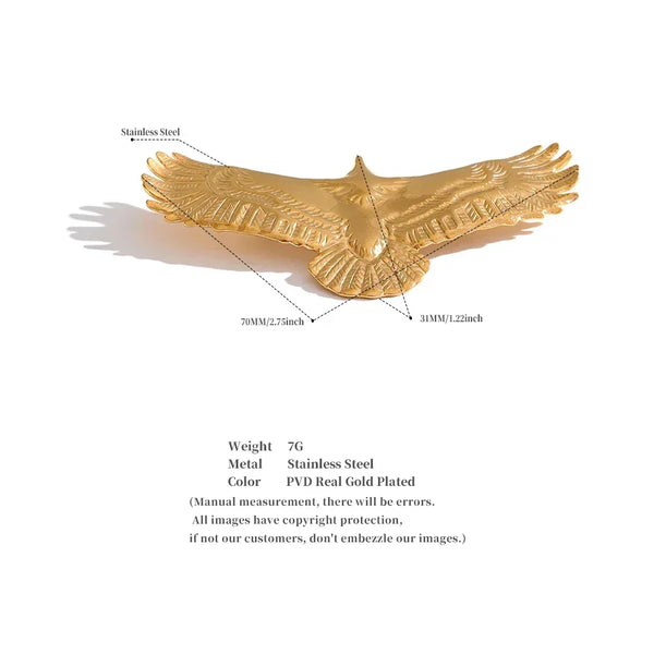 Regal Bird Brooch - TM & CO. JEWELS 
