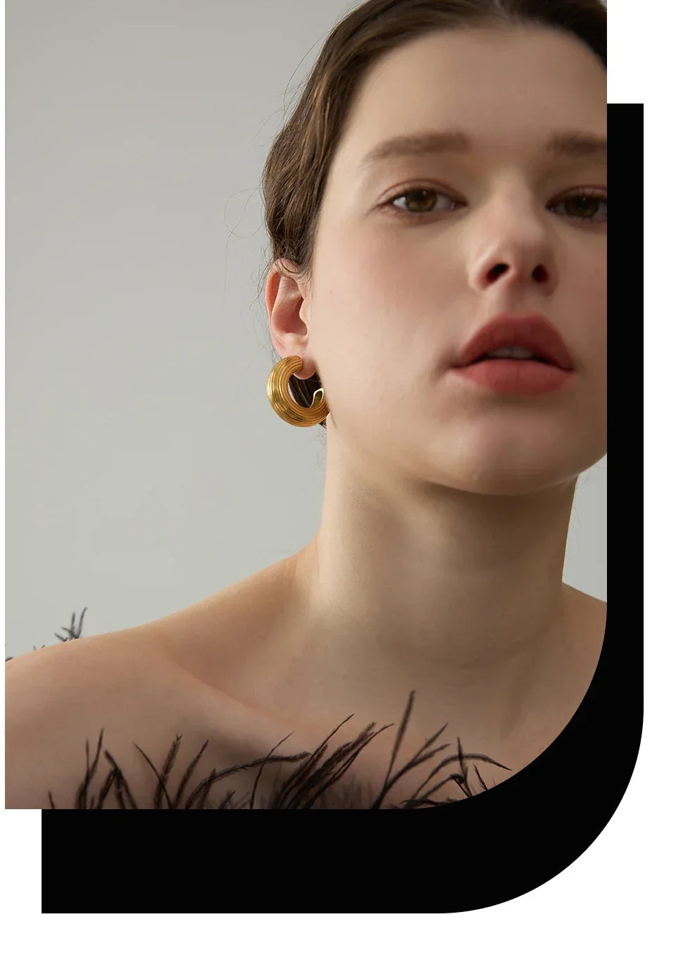 Eternal Edge Stainless Hoops - TM & Co. Jewels