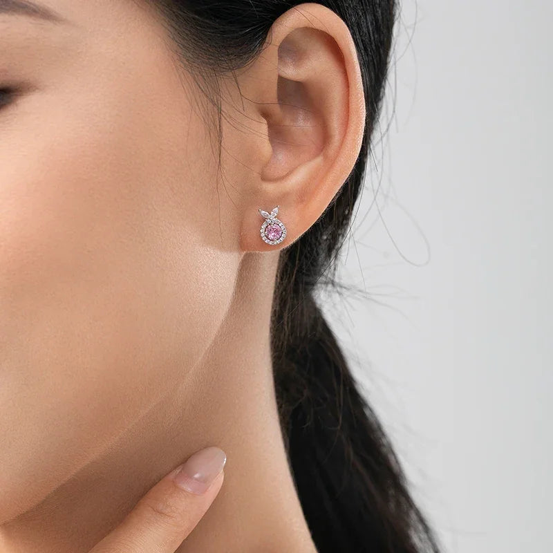 Rosy Glow Earrings - TM & Co. Jewels