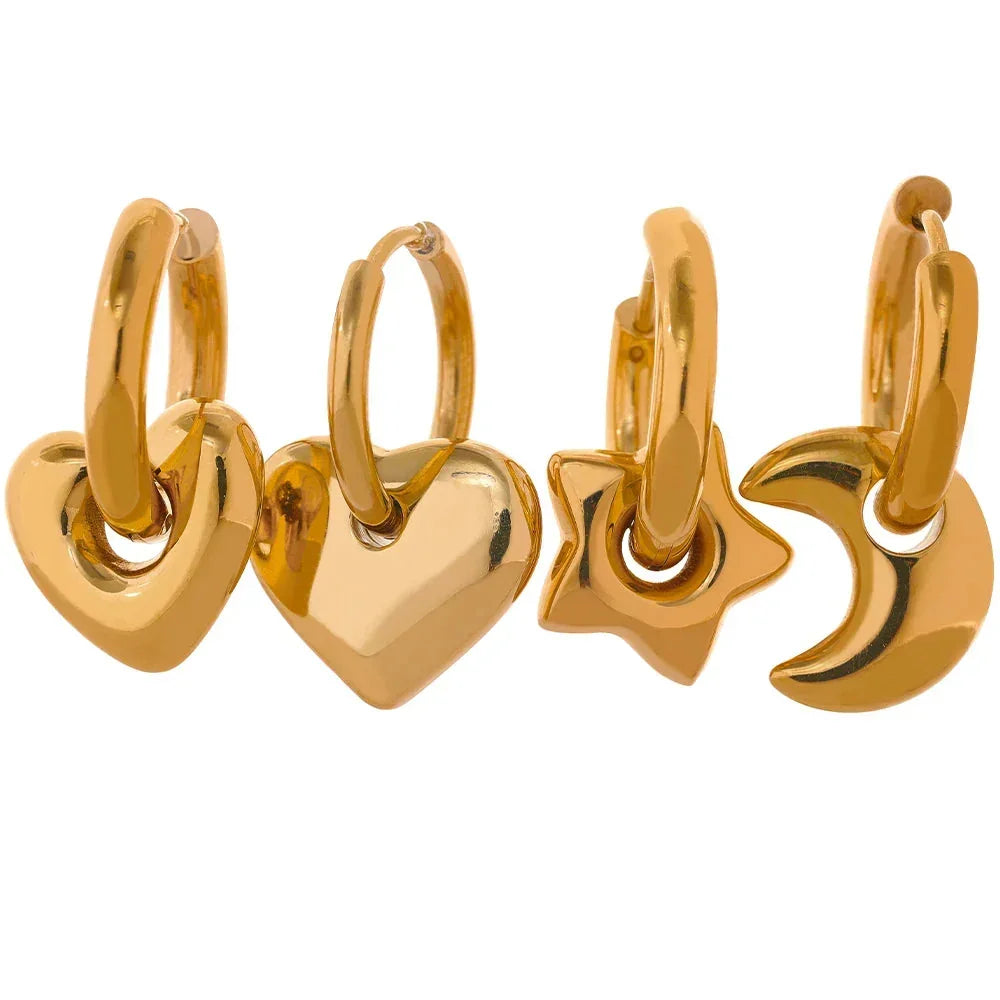 Astral Affection Hoops - TM & Co. Jewels