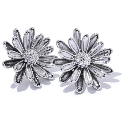 Elegant Bloom Flower Studs - TM & Co. Jewels