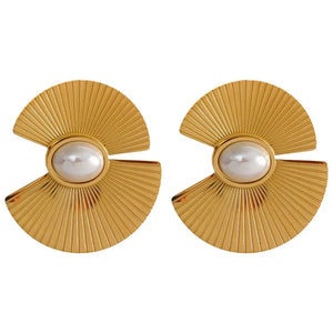 Pearl Petal Earrings - TM & Co. Jewels
