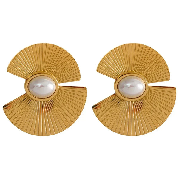 Pearl Petal Earrings - TM & Co. Jewels
