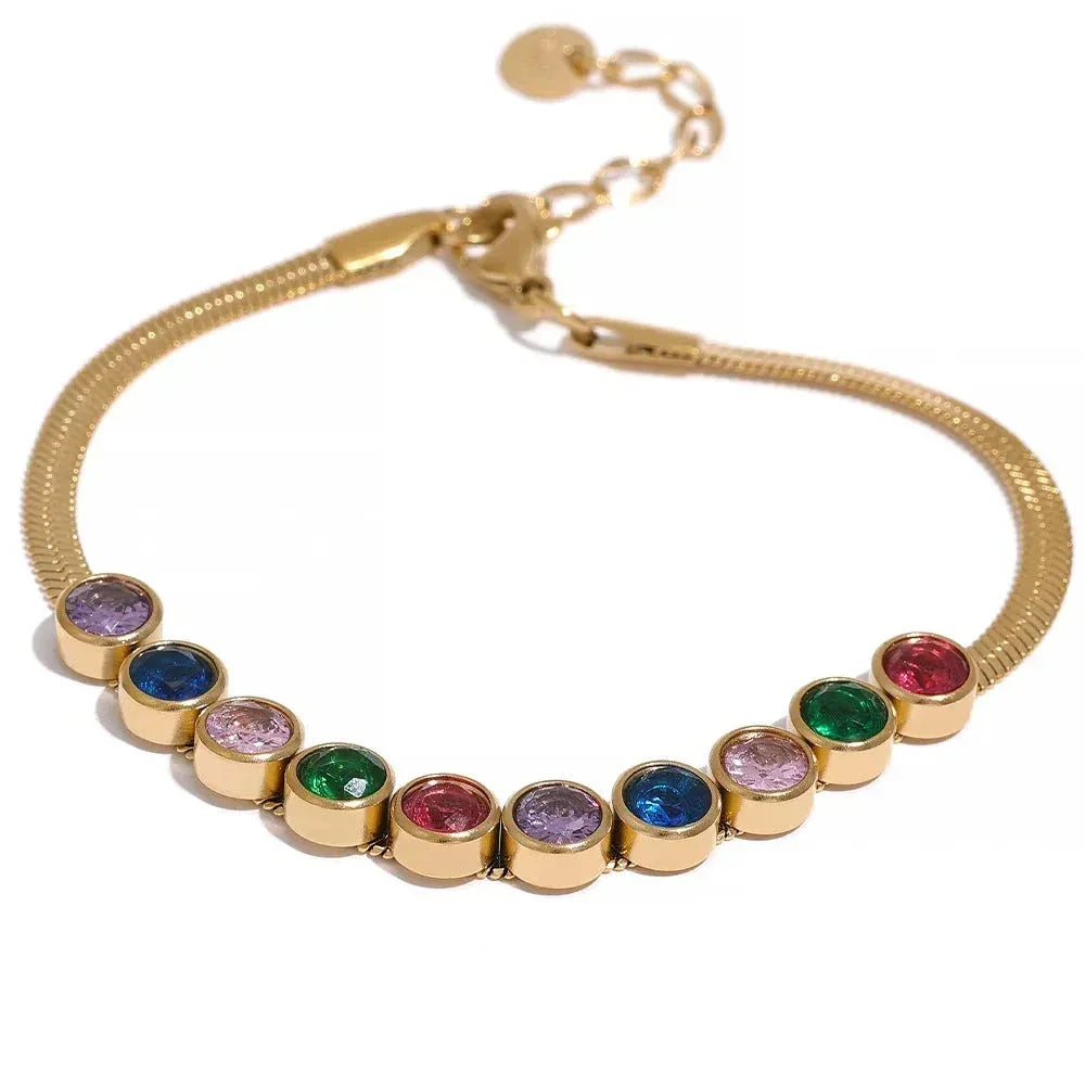 Prism Glow Cubic Bracelet - TM & Co. Jewels