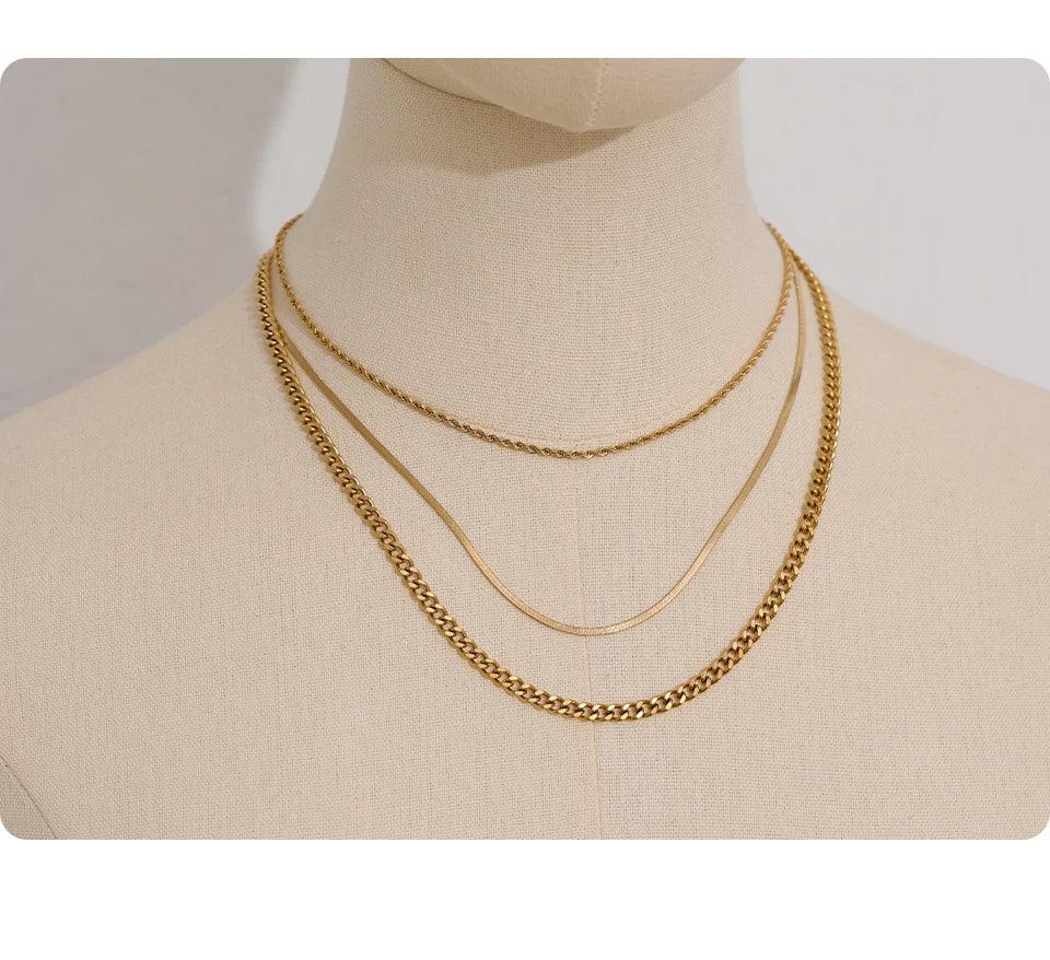 Golden Harmony Layered Necklace - TM & Co. Jewels