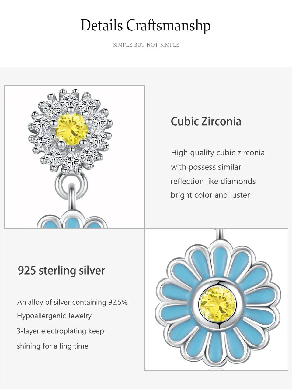 Radiant Sunflower Drops - TM & Co. Jewels