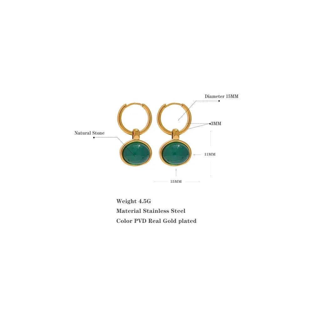 Tiger Glow Aventurine Drops - TM & Co. Jewels