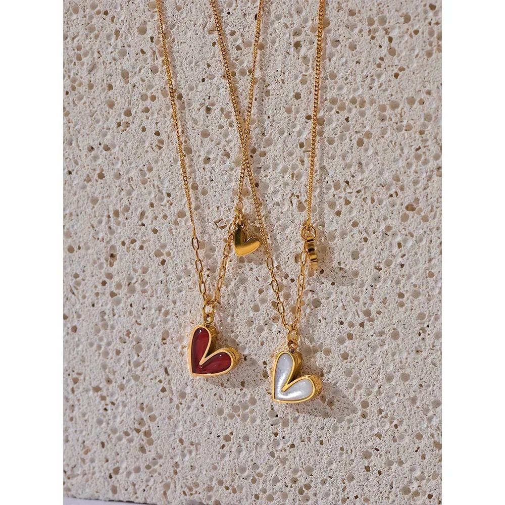 Crimson Glow Heart Pendant - TM & Co. Jewels