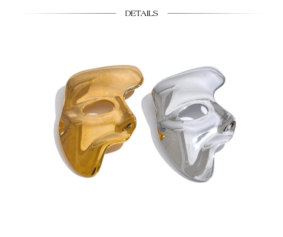 Abstract Visage Brooch