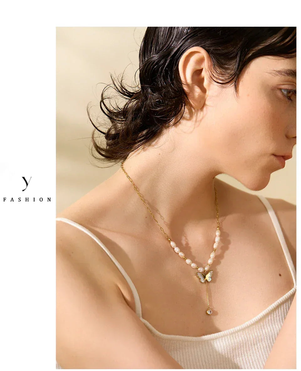 Luminous Flight Necklace - TM & CO. JEWELS 