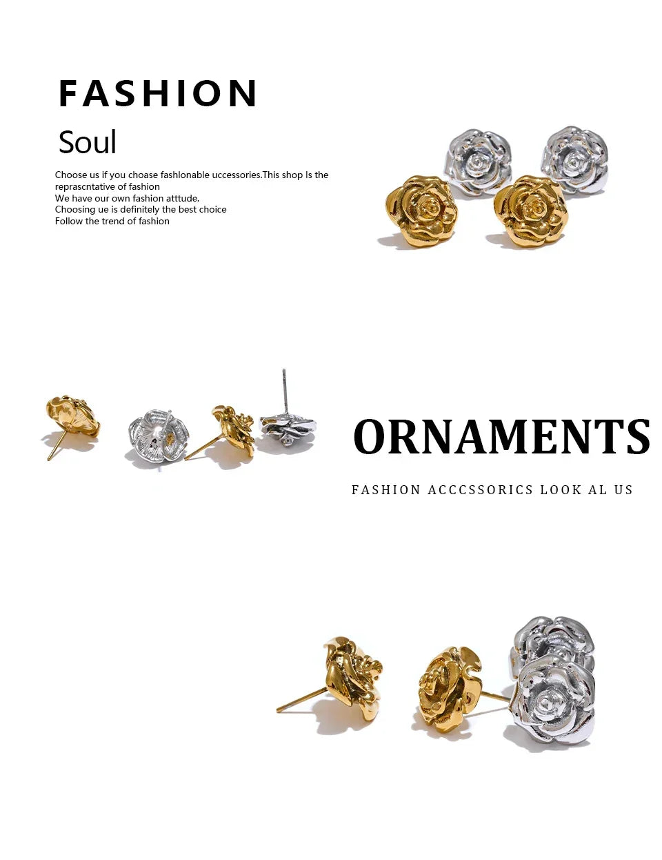 Eternal Rose Studs - TM & Co. Jewels