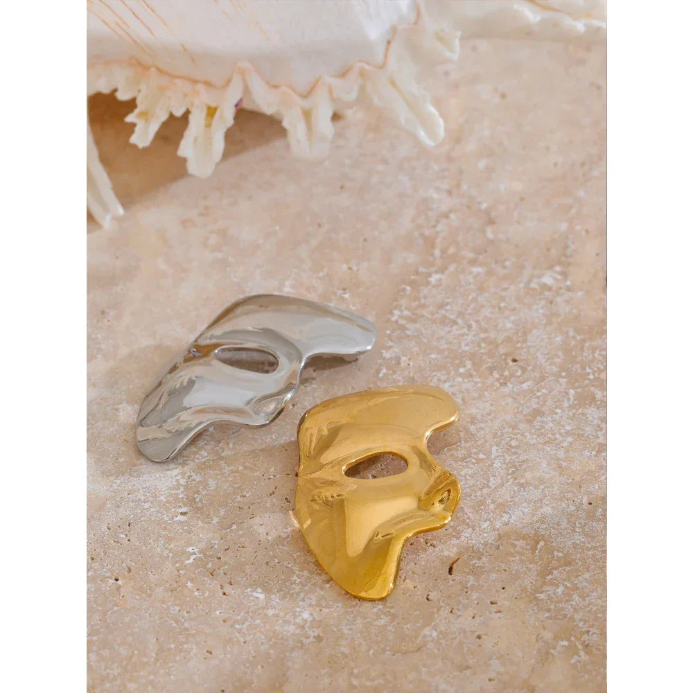 Abstract Visage Brooch