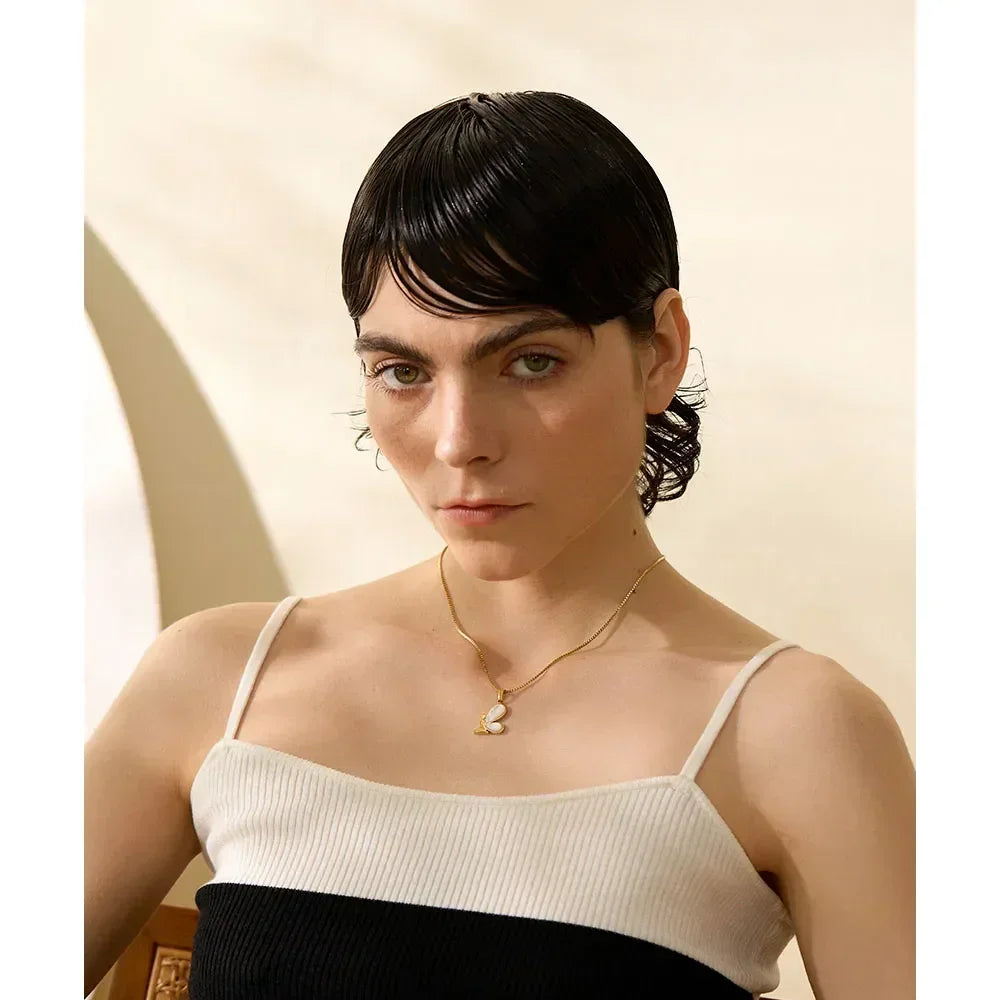 Ocean Flutter Shell Butterfly Necklace - TM & Co. Jewels