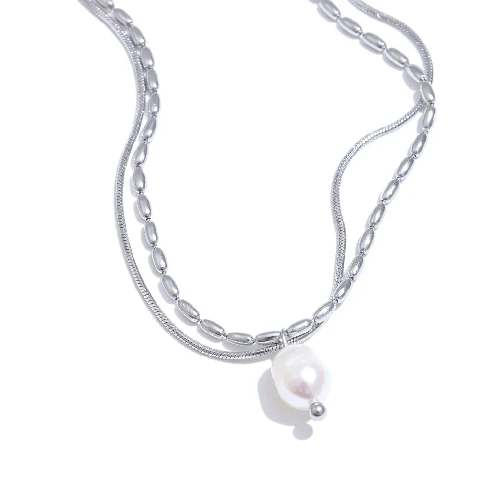 Aura Double Chain Pendant